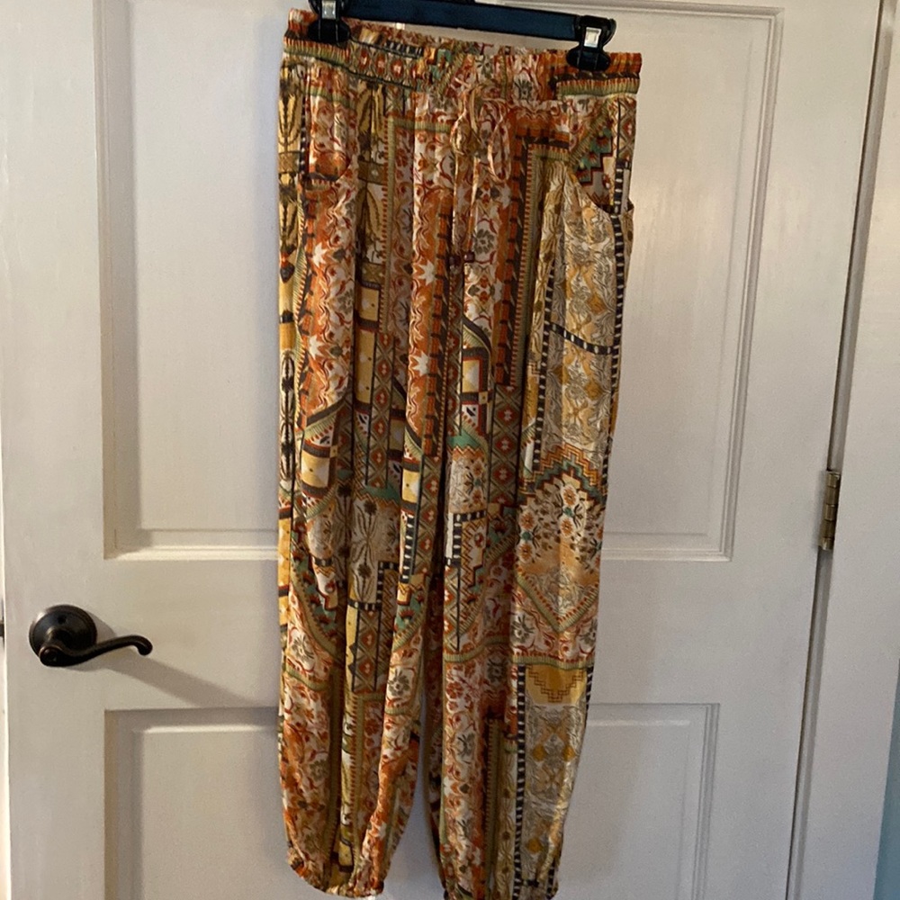 Rachel Zoe Boho Balloon Harem Pants Size S